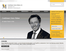 Tablet Screenshot of coellnteam.mannheimer.de