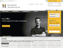 Tablet Screenshot of mannheimer.de