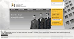 Desktop Screenshot of glauer.mannheimer.de