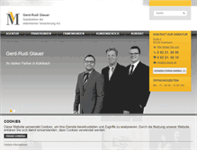 Tablet Screenshot of glauer.mannheimer.de