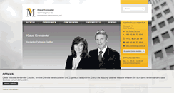 Desktop Screenshot of kronseder.mannheimer.de
